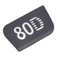 Placa de identificación del fabricante de eq...