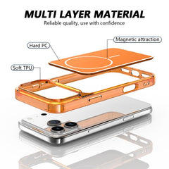 Funda magnética híbrida de TPU y PC Color Sh...