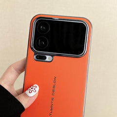 Funda con textura de cuero vegano tejido en ...