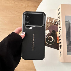 Funda con textura de cuero vegano tejido en ...
