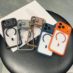 Funda magnética transparente para teléfono c...
