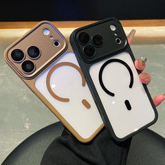 Funda magnética transparente para teléfono c...