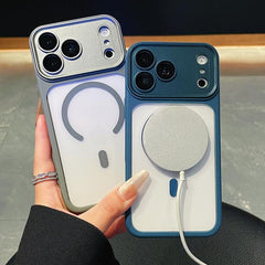 Funda magnética transparente para teléfono c...