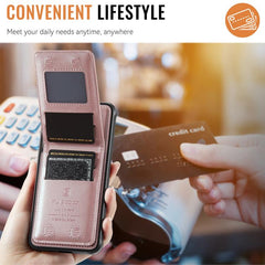 Funda para teléfono con tarjeta RFID magnéti...