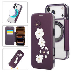 Funda para teléfono de cuero vegano con tarj...