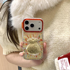Funda para teléfono con diseño de fuegos art...