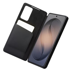 Funda magnética de piel auténtica para teléf...