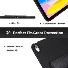 Funda para tablet de PU con textura de cuero...