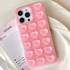Funda para teléfono translúcida con purpurin...