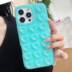 Funda para teléfono translúcida con purpurin...