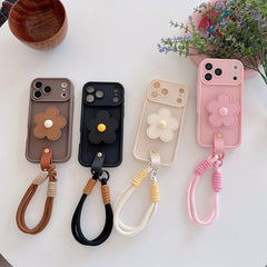 Funda para teléfono de TPU con diseño floral...