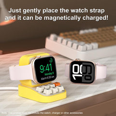 Soporte para reloj inteligente con diseño de máquina de escribir para Apple Watch