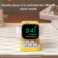 Soporte para reloj inteligente con diseño de máquina de escribir para Apple Watch