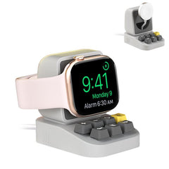 Soporte para reloj inteligente con diseño de máquina de escribir para Apple Watch