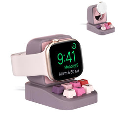 Soporte para reloj inteligente con diseño de máquina de escribir para Apple Watch