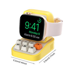 Soporte para reloj inteligente con diseño de máquina de escribir para Apple Watch