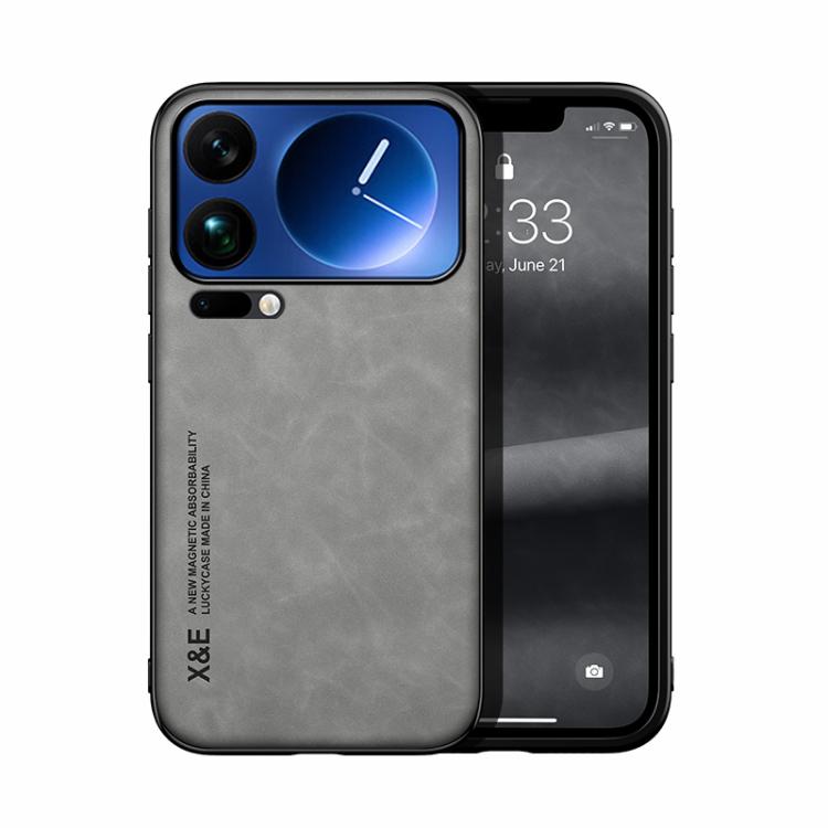 Funda trasera de cuero magnético con tacto d...