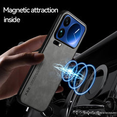 Funda trasera de cuero magnético con tacto d...