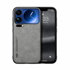 Funda trasera de cuero magnético con tacto d...