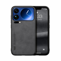 Funda trasera de cuero magnético con tacto d...