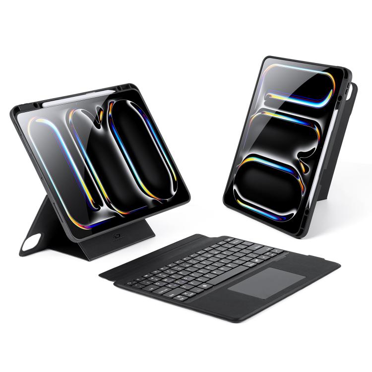 Funda para tablet de cuero vegano con teclad...