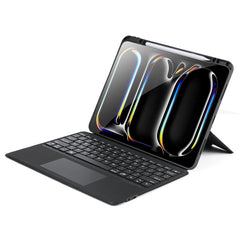 Funda para tablet de cuero vegano con teclad...