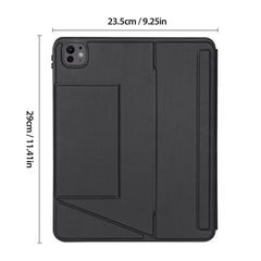 Funda para tablet de cuero vegano con teclad...