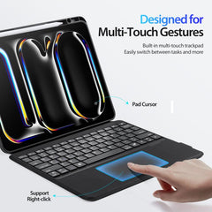 Funda para tablet de cuero vegano con teclad...