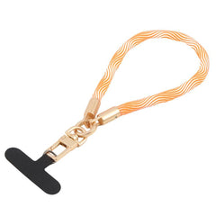 Cordón corto para teléfono con hebilla dorada