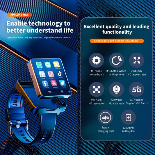 Reloj inteligente LOKMAT APPLLP 2 Max 4G