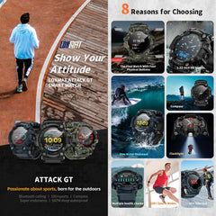 Reloj inteligente resistente LOKMAT ATTACK GT