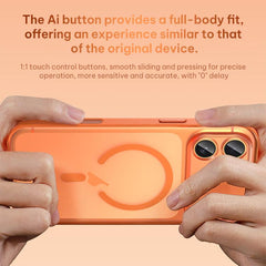 Funda magnética para teléfono de cuero vegan...