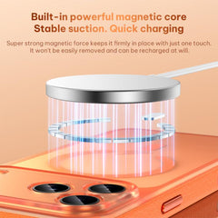 Funda magnética para teléfono de cuero vegan...