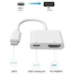 Adaptador AV digital USB-C/Tipo-C a HDMI+USB...