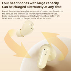 Auriculares Bluetooth intrauditivos SK35 de cuatro orejas.