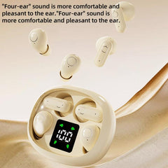Auriculares Bluetooth intrauditivos SK35 de cuatro orejas.