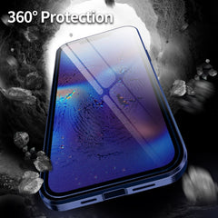 Caja de pantalla HD de marco de metal de ads...