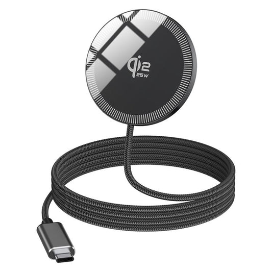 Cargador inalámbrico magnético de 25 W con interfaz tipo C