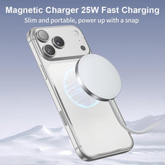 Cargador inalámbrico magnético de 25 W con interfaz tipo C