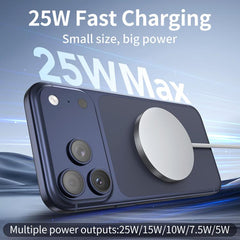 Cargador inalámbrico magnético de 25 W con interfaz tipo C