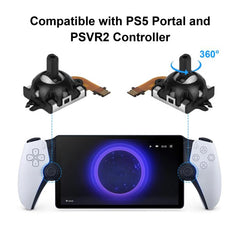 1 par de joysticks analógicos con efecto Hal...