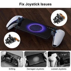 1 par de joysticks analógicos con efecto Hal...