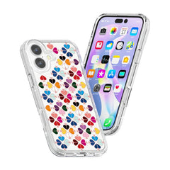 Funda para teléfono con diseño de corazón ro...