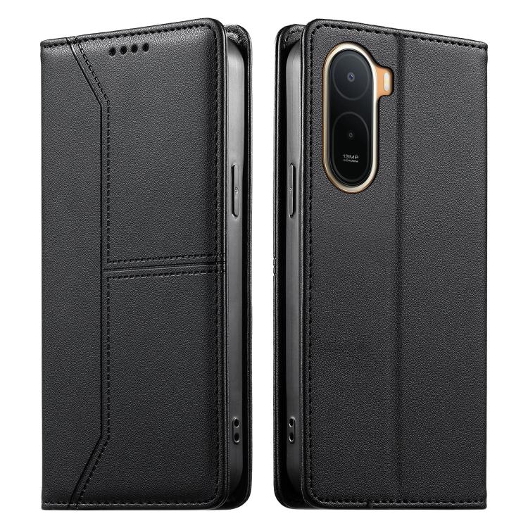 Funda para teléfono de cuero vegano magnétic...