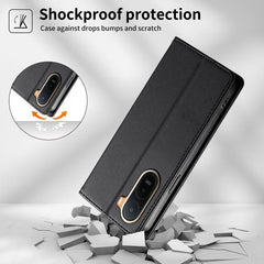 Funda para teléfono de cuero vegano magnétic...