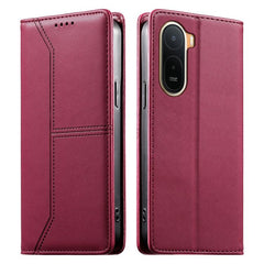 Funda para teléfono de cuero vegano magnétic...