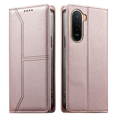 Funda para teléfono de cuero vegano magnétic...