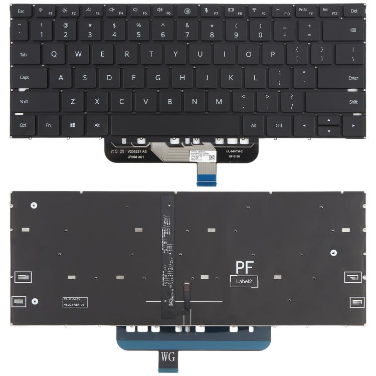 Teclado retroiluminado para portátil Huawei ...