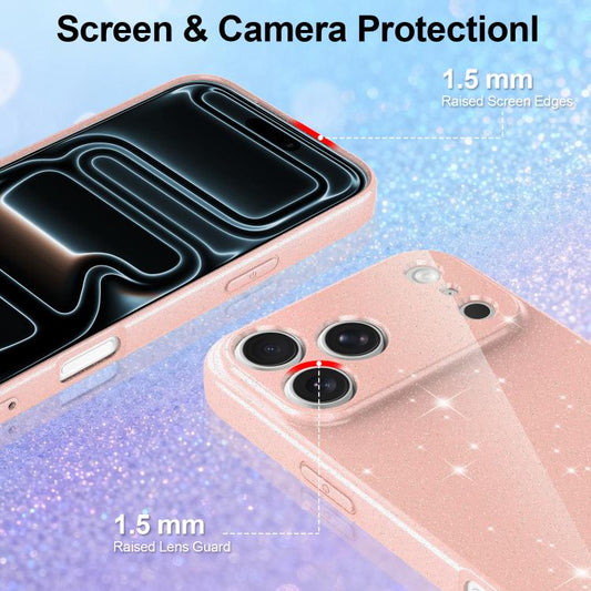 Funda magnética de TPU con purpurina brillan...