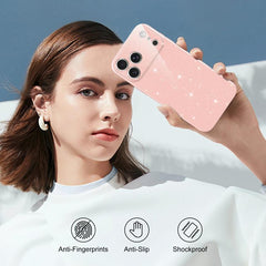 Funda magnética de TPU con purpurina brillan...